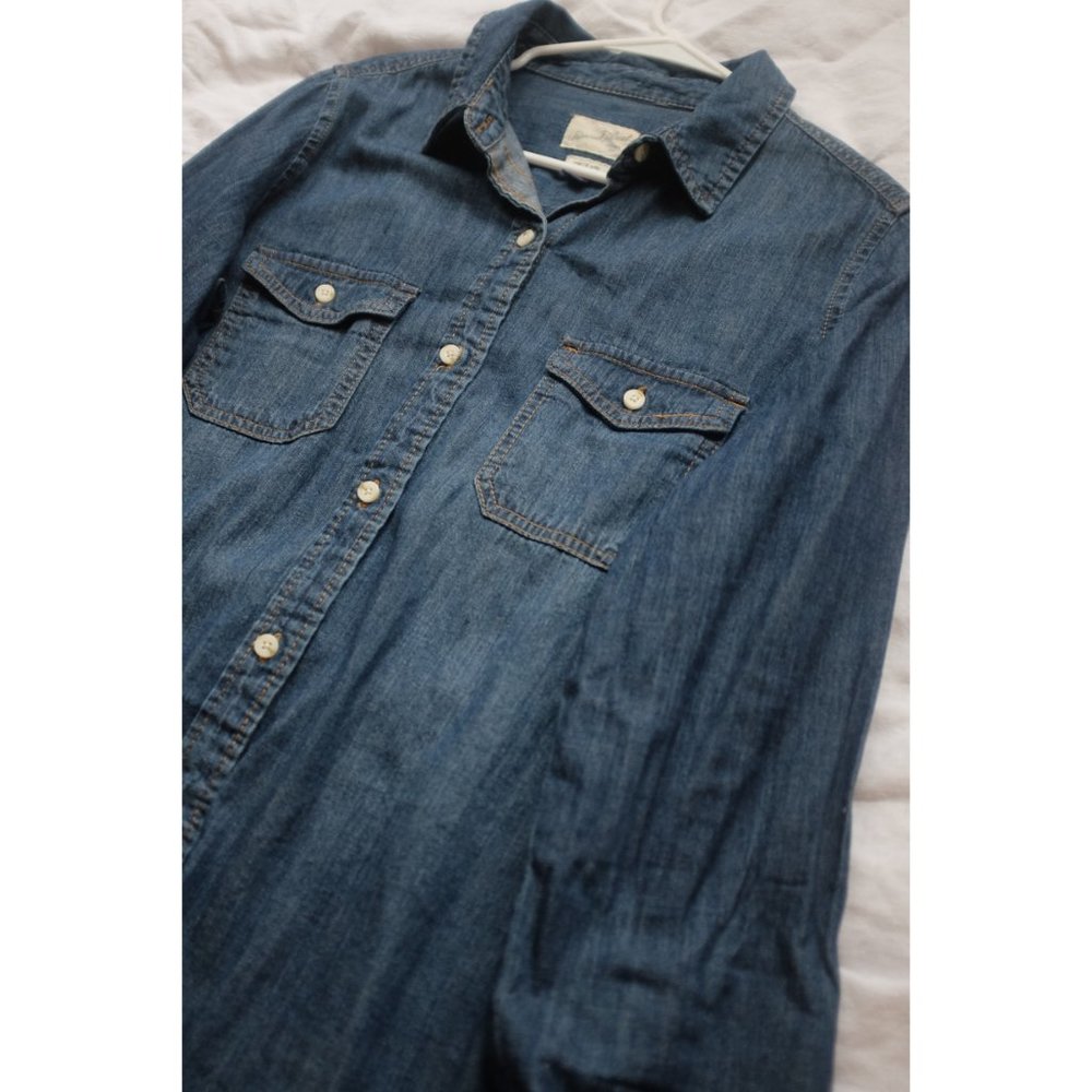 Universal Thread Denim Shirt - Picture 2 of 4